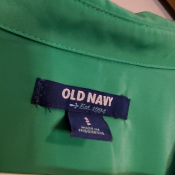Teal Old Navy Blouse Business Casual - Size S - Picture 3 of 9